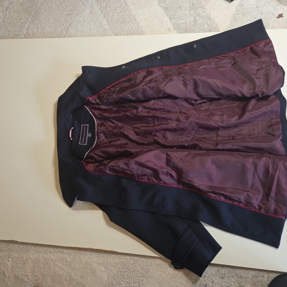 Tommy Hilfiger Women's Pea Coat Navy Blue Size 2X Button Front New With Tags - Picture 3 of 8